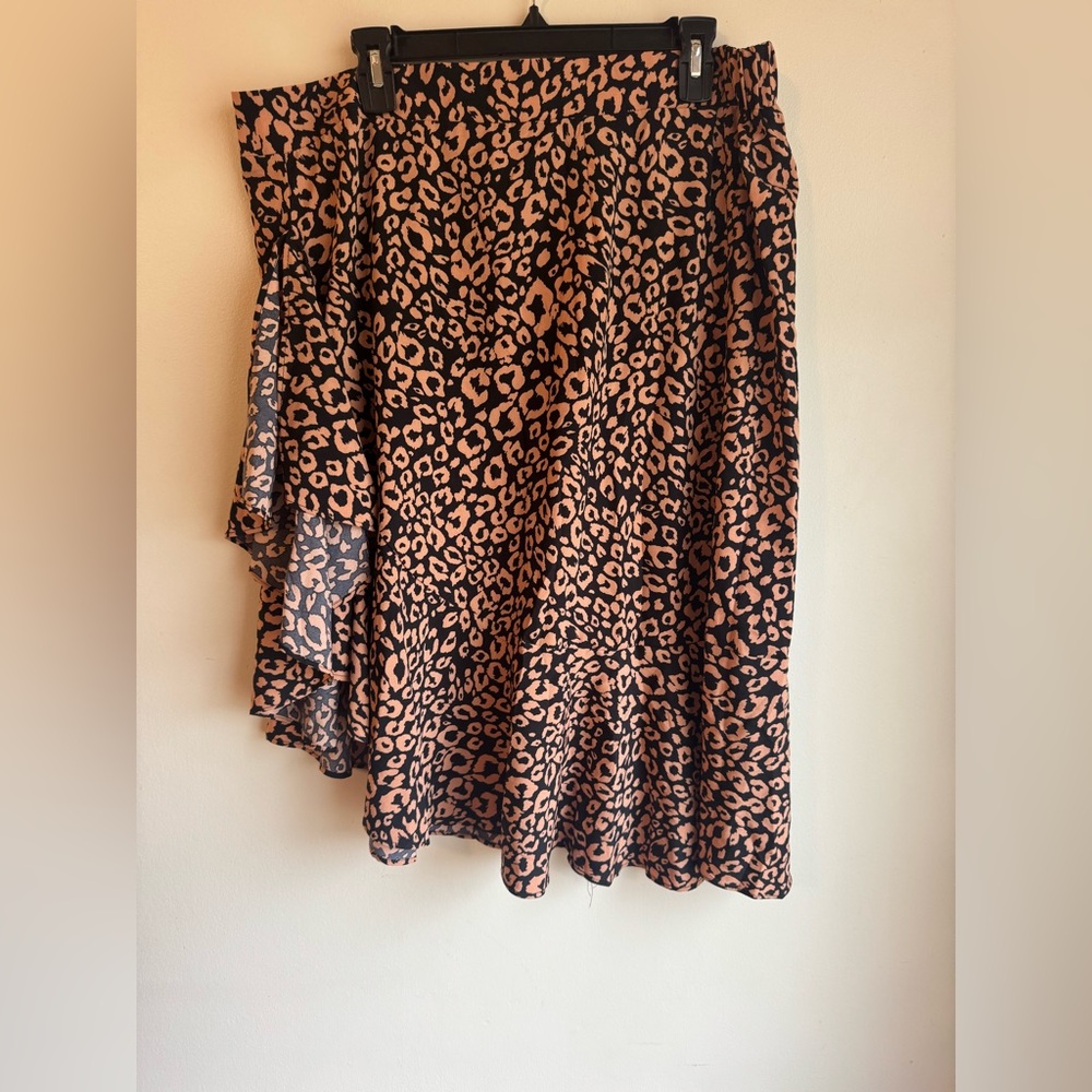 Leopard Print Women's Shift Skirt XXL NWT